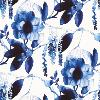 CASADECO - BEAUTY FULL IMAGE INK FLOWER BLEU ET BLANC - Ref 84946408